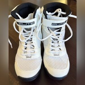 Everlast Elite 2 White Boxing Shoes